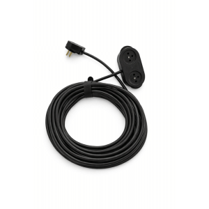 כבל פינבוקס 2 שקעים שחור