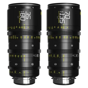 סט עדשות זום פרפוקליות DZOFilm Catta Ace FF 35-80 & 70-135mm T2.9