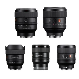 סט 5 עדשות Sony G Master – 14mm | 24mm | 35mm | 50mm | 85mm